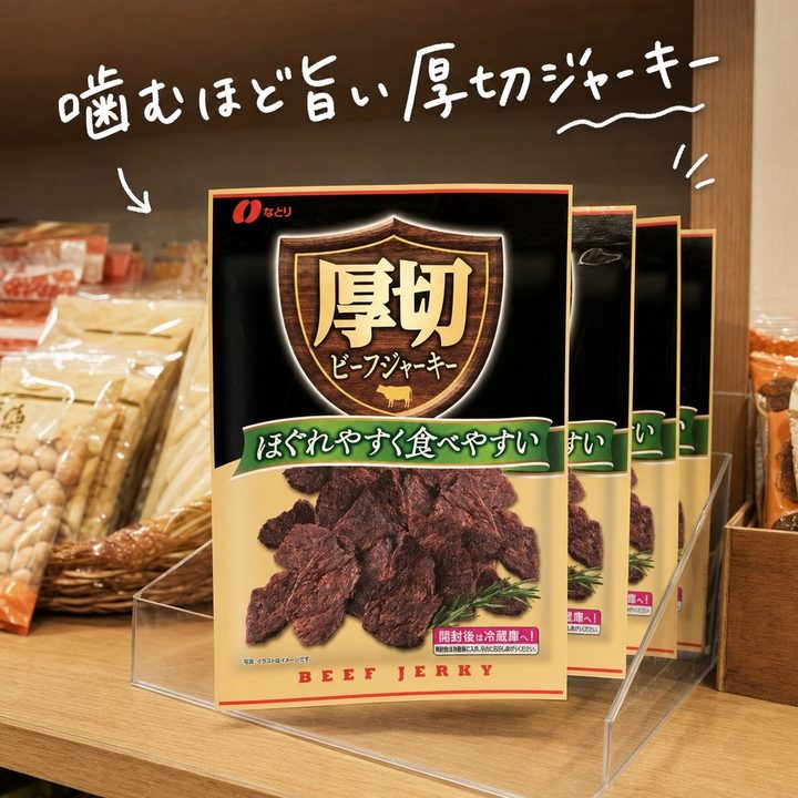 なとりの厚切ビーフジャーキー